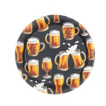 Prato de Papel Festa De Boteco Chopp 18cm C/ 10 Unid.