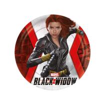 Prato de Papel Festa Viúva Negra - 12 Unidades - Regina - Rizzo