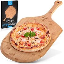 Prato de pizza em bambu autêntico (12') - Resistente e natural