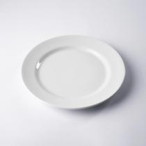 Prato de Porcelana de Sobremesa 17cm Prato Porcelana Linha Cilindrica de Sobremesa