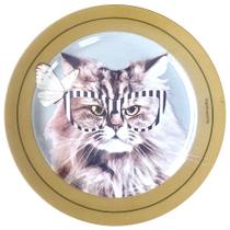 Prato De Porcelana Gata Lola - 20 Cm Prato De Porcelana Gata Lola - 20 Cm