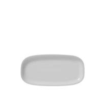 Prato de porcelana longo bold 32x16 cm