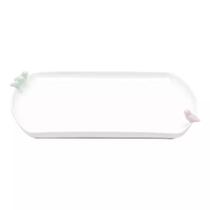 Prato de Porcelana Para Bolo Birds Colors 19x32x4cm Wolff