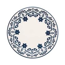 Prato de Porcelana Sobremesa Oxford Floreal Energy 20cm 1 peça 6796-Avulso