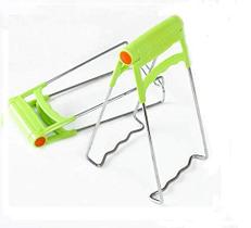 Prato de prato dobrável Clip Tong WOIWO para cozinha em aço inoxidável