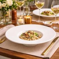 Prato De Risoto Oxford Tipo Chapéu 30,5Cm Em Porcelana Branco Sofisticação E Design Moderno Prato De Risoto Oxford Tipo Chapéu 30,5Cm Em Porcelana Branco Sofisticação E Design Moderno