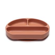 Prato de Silicone com Divisórias Piccolo Terracota - Infanti Prato de Silicone com Divisórias Piccolo Terracota - Infanti