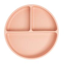 Prato De Silicone Com Ventosa e Divisórias Rosa Blush Büp Baby Prato De Silicone Com Ventosa e Divisórias Rosa Blush Büp Baby