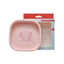 Prato de Silicone Pacific Kouii Borboleta Pipa Rosa