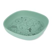 Prato De Silicone Zoo e Spark Style Verde Skip Hop