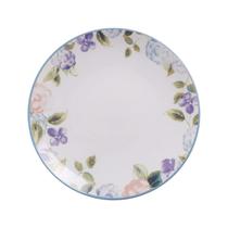 Prato De Sobremesa 19cm Aura Tramontina Porcelana Florido Prato De Sobremesa 19cm Aura Tramontina Porcelana Florido
