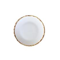 Prato de Sobremesa 20cm com Borda de Bambu 1ª Linha Scalla Prato de Sobremesa 20cm com Borda de Bambu 1ª Linha Scalla
