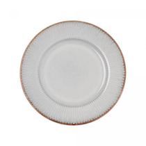 Prato De Sobremesa 20cm Linear Cerâmica Lyor Rustico Prato De Sobremesa 20cm Linear Cerâmica Lyor Rustico