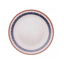 Prato De Sobremesa 20cm Village Creme Cerâmica Wolff Prato De Sobremesa 20cm Village Creme Cerâmica Wolff
