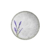Prato De Sobremesa 21cm Alfazema Cerâmica Lavanda Alleanza