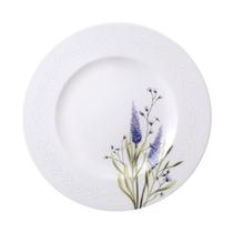 Prato De Sobremesa 21Cm Porcelana Decorada Lilla Tramontina