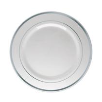 Prato De Sobremesa - Borda Prata - 6un (silver) Prato De Sobremesa - Borda Prata - 6un (silver)