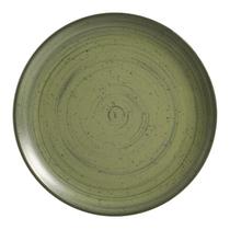 Prato De Sobremesa Cerâmica 20cm Kya Olive Alleanza Rustico
