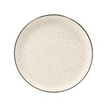 Prato De Sobremesa Cerâmica 20cm Off-White Flat Duna Oxford Prato De Sobremesa Cerâmica 20cm Off-White Flat Duna Oxford