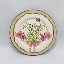 Prato de Sobremesa Cerâmica Belle Bouquet Alleanza 21cm Prato de Sobremesa Cerâmica Belle Bouquet Alleanza 21cm