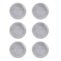 Prato de Sobremesa Coup Concrete de Cerâmica 21cm 6 Unidades - Alleanza 7546-203 Prato de Sobremesa Coup Concrete de Cerâmica 21cm 6 Unidades - Alleanza 7546-203