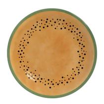 Prato de Sobremesa Coup Mamão Frutas Tropicais em Cerâmica 21cm Laranja Alleanza Prato de Sobremesa Coup Mamão Frutas Tropicais em Cerâmica 21cm Laranja Alleanza