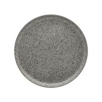 Prato De Sobremesa De Cerâmica 20Cm Flat Gray Oxford