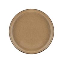 Prato De Sobremesa De Cerâmica 20cm Flat Ocre Oxford