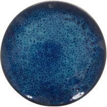Prato de sobremesa de cerâmica orgânico azul meia-noite - haifa collection privée