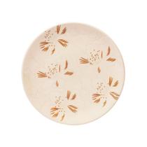 Prato De Sobremesa De Cerâmica Oxford Orquídea 18,5Cm 1 Peça