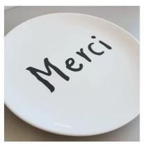 Prato de Sobremesa de Cerâmica Tea Merci 21 cm - WINTH