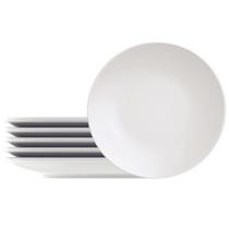 Prato de Sobremesa de Porcelana 19cm Leonora 6 Unidades - Tramontina 96950/008