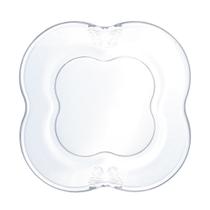 Prato de Sobremesa de Vidro Butterfly Borboleta Transparente Wolff 17cm