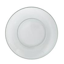 Prato De Sobremesa De Vidro Gema 19,5cm Class Home