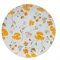 Prato de Sobremesa Doce Encanto Branco 21,5cm Em Cerâmica Wolff Prato de Sobremesa Doce Encanto Branco 21,5cm Em Cerâmica Wolff