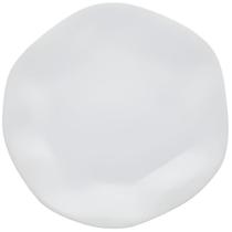 Prato de Sobremesa em Cerâmica 21,5cm Design Clean Branco Biona Prato de Sobremesa em Cerâmica 21,5cm Design Clean Branco Biona