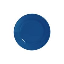 Prato de Sobremesa em Cerâmica Scalla Standard Azul 20,5cm Prato de Sobremesa em Cerâmica Scalla Standard Azul 20,5cm