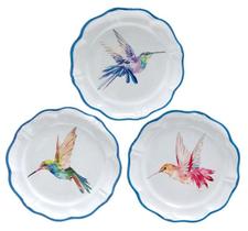 Prato De Sobremesa Em Melanina Com Desenho Pássaro-Entrecasa