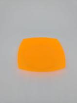 Prato de sobremesa festa acrilico descartavel 15cm- 20unid