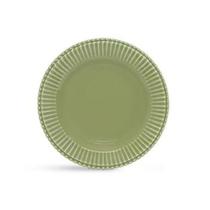 Prato de Sobremesa Frisada Verde Cristina 1º Linha Scalla Prato de Sobremesa Frisada Verde Cristina 1º Linha Scalla