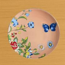 Prato De Sobremesa - Jardim Encantado Laranja Prato De Sobremesa - Jardim Encantado Laranja