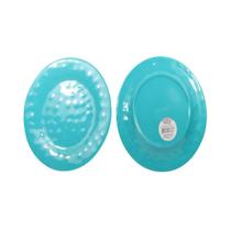 Prato de Sobremesa Le Mandala de Melamina Azul 21,5cm