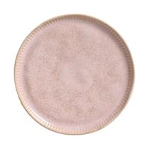 Prato de Sobremesa Linhas Litchi Rosa 21,5cm Porto Brasil