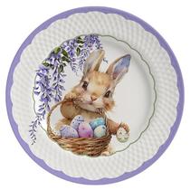 Prato de Sobremesa Lolly Plus Páscoa 20,5cm 7600-303B - Alleanza