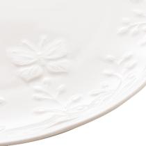 Prato De Sobremesa Lyor Butterfly Flower Branco 19Cm Prato De Sobremesa Lyor Butterfly Flower Branco 19Cm