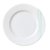 Prato de Sobremesa Monocroma 21cm Porcelana Decorado Tramontina Prato de Sobremesa Monocroma 21cm Porcelana Decorado Tramontina