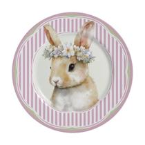 Prato de Sobremesa Páscoa Linha Coelha Agnes Alleanza