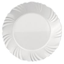 Prato de Sobremesa Pétala Opaline Nadir Branco 1 Unidade Prato de Sobremesa Pétala Opaline Nadir Branco 1 Unidade