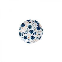 Prato de Sobremesa Porcelana 21cm Tramontina Ana Flor Resistente Prato de Sobremesa Porcelana 21cm Tramontina Ana Flor Resistente
