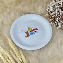 Prato de Sobremesa Porcelana Decorado 19cm - Pequeno Príncipe Estrelas